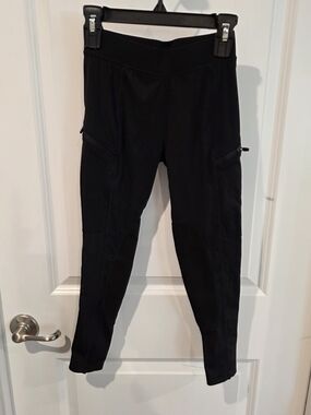 Willit Kids Equestrian Riding Tights High-Rise Knee Patch